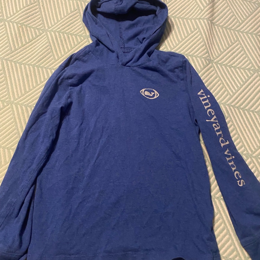 Vineyard Vines Navy Hoodie with Logo